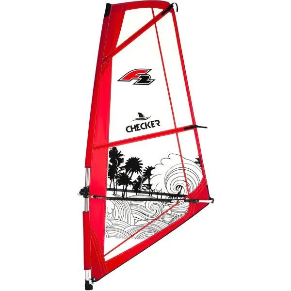 F2 CHECKER Complete RIGG 4,5 m2 Unisex SUP Sail Segel Surfsegel Windsurfen