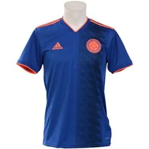 adidas Herren Kolumbien Auswärtstrikot, Boblue/Solred, L