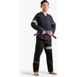 Kimono Brasilianisches Jiu-Jitsu BJJ 500 Erwachsene schwarz