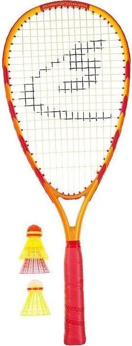 Speedminton-Set S65+ 2 Schläger, Federbälle und Spielfeldmarkierung