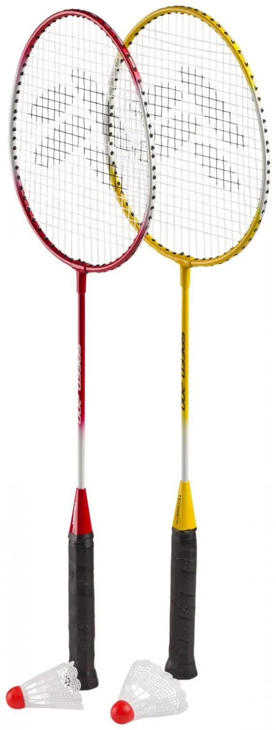 TecnoPro Badminton Schlägerset Speed 200 (181 gelb)