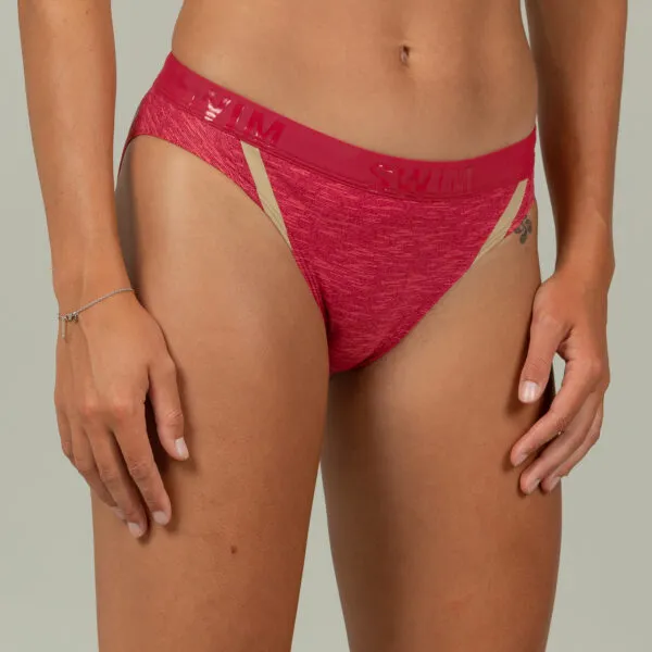 Damen Sportbikini Hose - Kamyleon Mala rubinrot