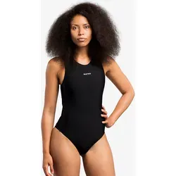 Badeanzug Wasserball Damen - schwarz